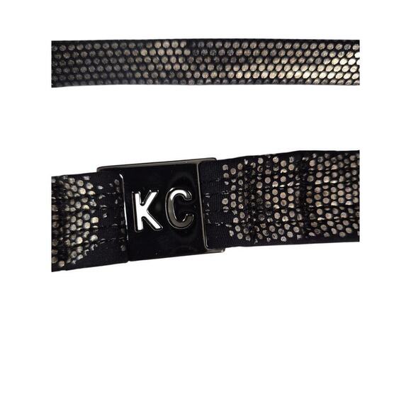 Kenneth Cole New York  Metallic Copper/Black Snakeskin Print  Bikini Sz XL - Picture 4 of 8